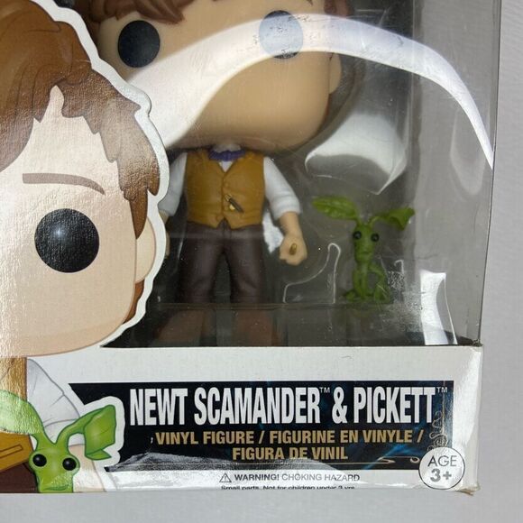 NWB Funko Pop! Fantastic Beasts Newt Scamander & Pickett 10 Hot Topic 2016 - Picture 8 of 8